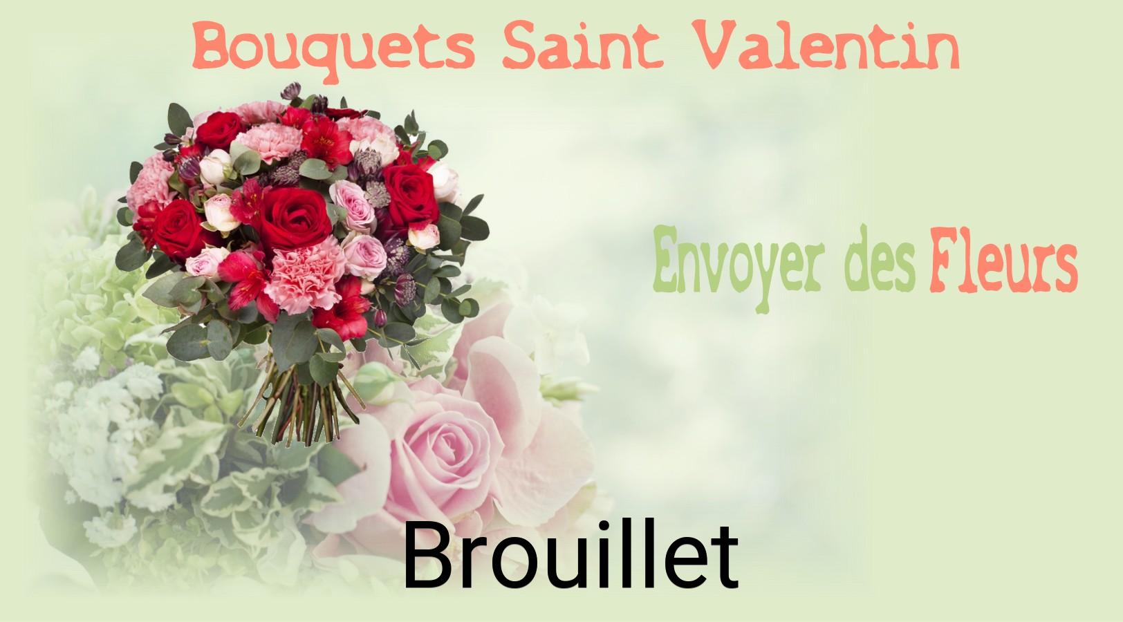 Roses de Saint-Valentin livrées à Brouillet